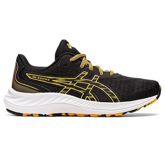 Asics Gel-Excite 9 Grade School - Black/Amber - Size 2.5 - Picture 1 of 7